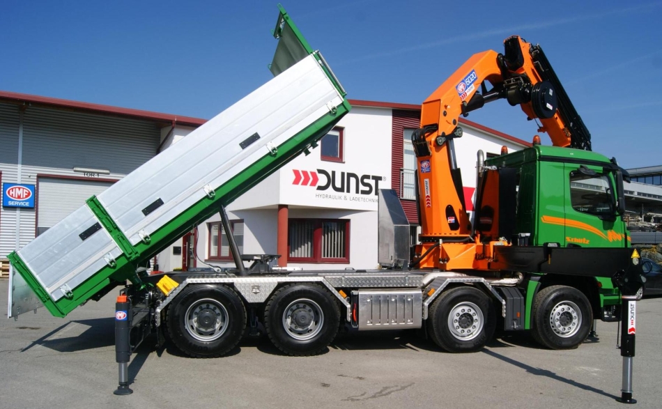 Sonderaufbau für einen LKW Kipper